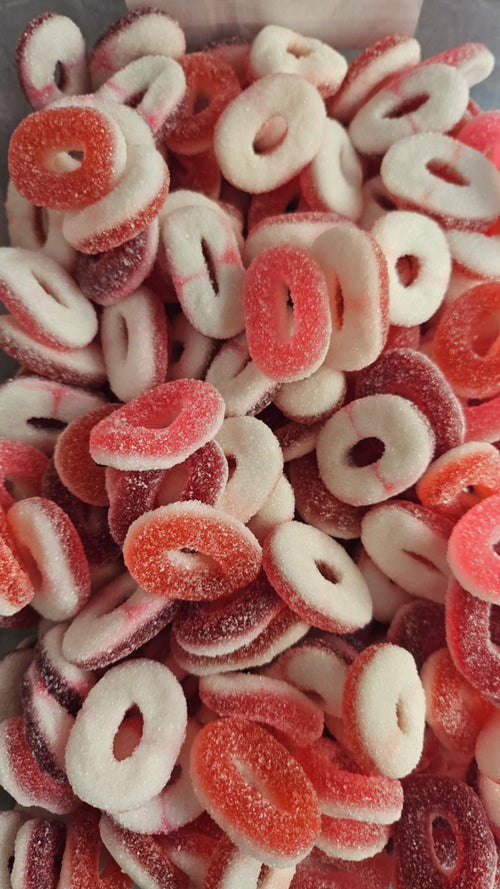 Anneaux fruit rouge